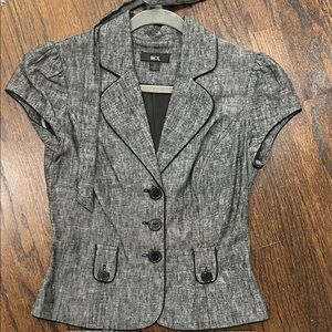 BCX Charcoal Women's Pantsuit Set